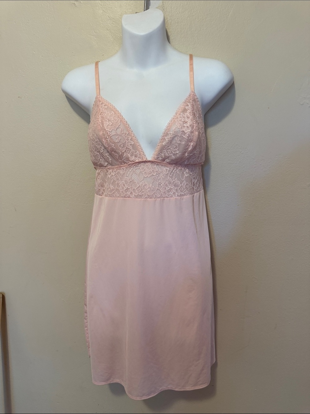 Gilligan & O'Malley Blush Lace-Trim Slip